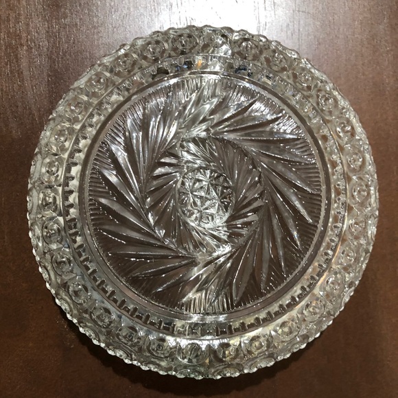 FOSTORIA crystal condiment dish - Picture 2 of 4